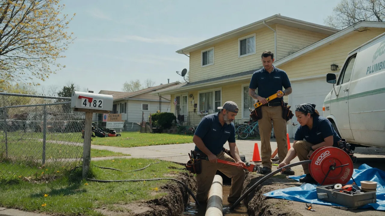 Gas Line Repair in Miller City, IL near me